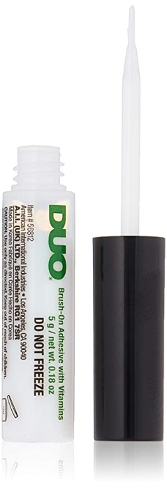 DUO, Brush On Striplash Adhesive Eyelashes Glue 5 g - White/Clear 
